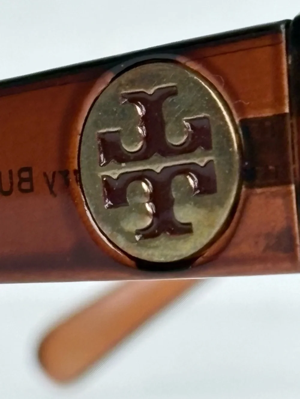TORY BURCH Logo Brown Gradient Oversized Sunglasses